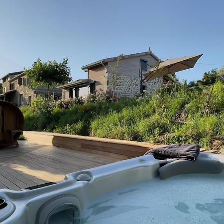 Gite De Charme 5 Etoiles Pour Couple Avec Sauna Et Jacuzzi Exterieurs Privatifs Peaugres Dış mekan fotoğraf